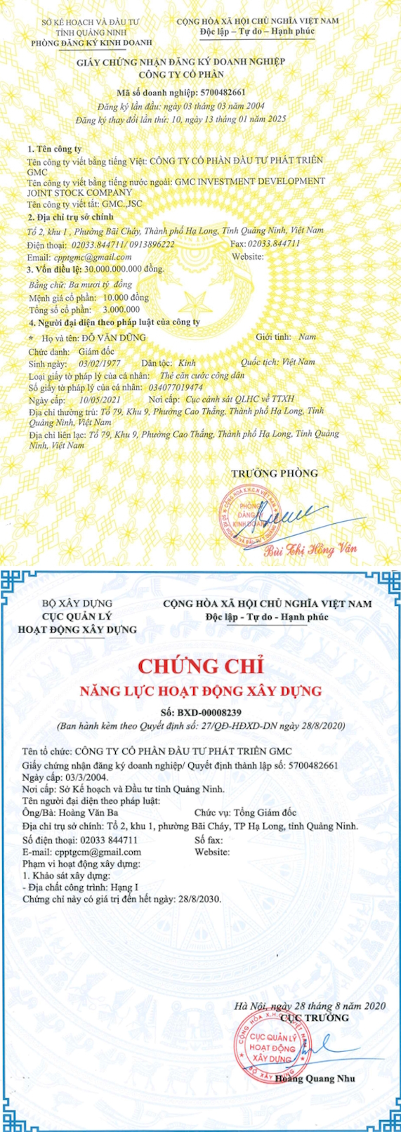 Giấy phép kinh doanh